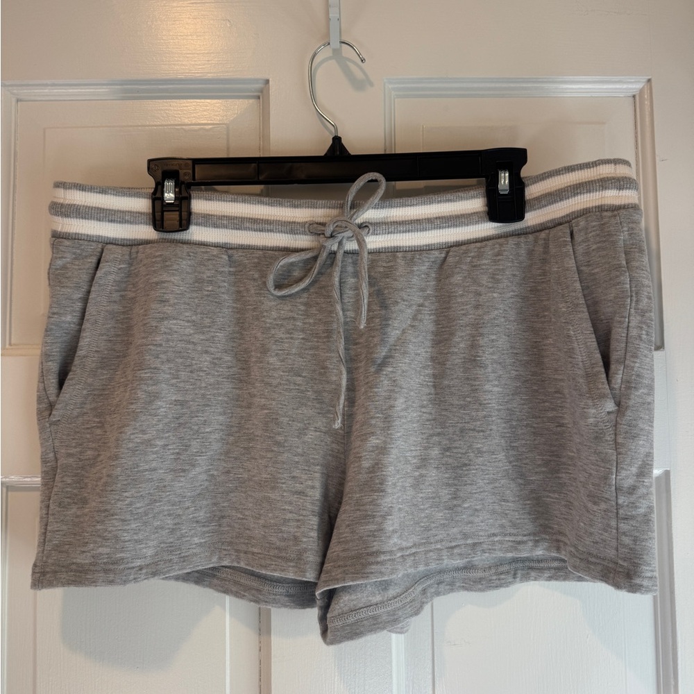 Vineyard Vines Gray Lounge Shorts Soft Knit Drawstring Size Large